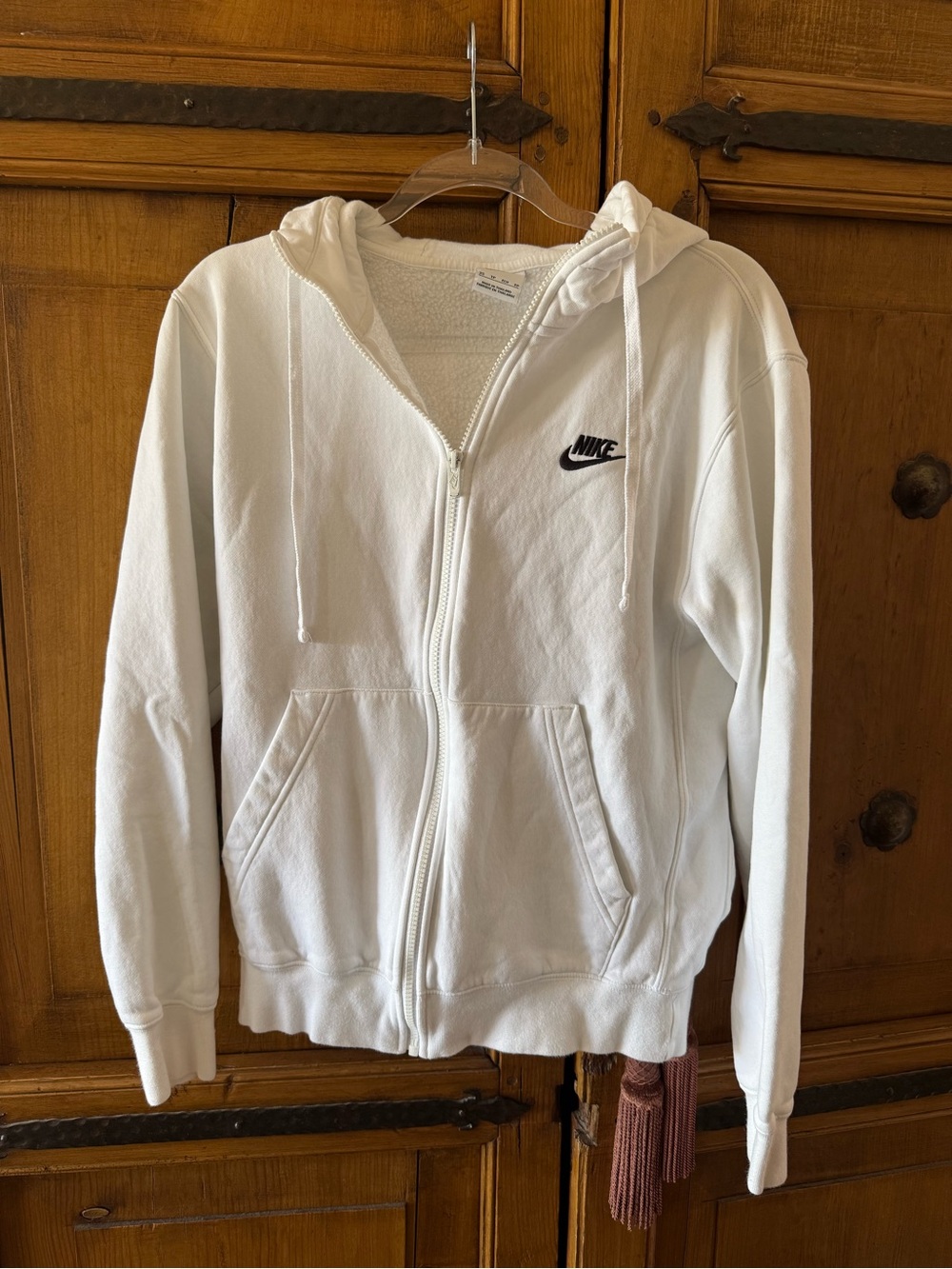 Nike Full Zip Hoodie White XS